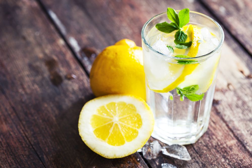 Water with lemon