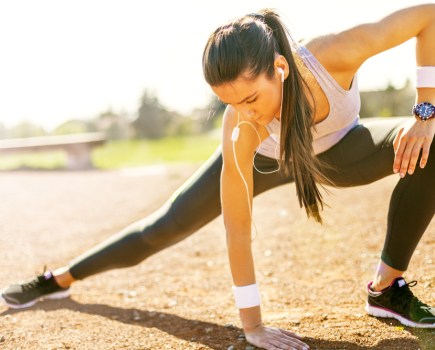 Woman exercising