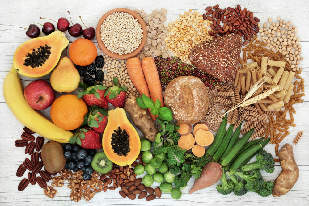 variety of foods fruits vegetables fibre food intolerances food allergies