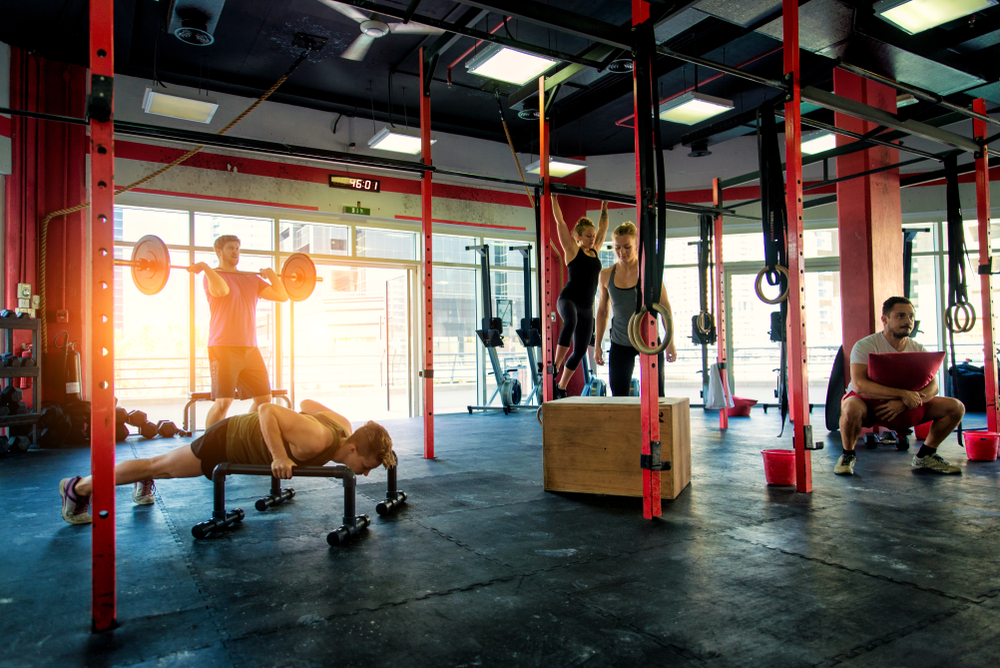 Circuit training class