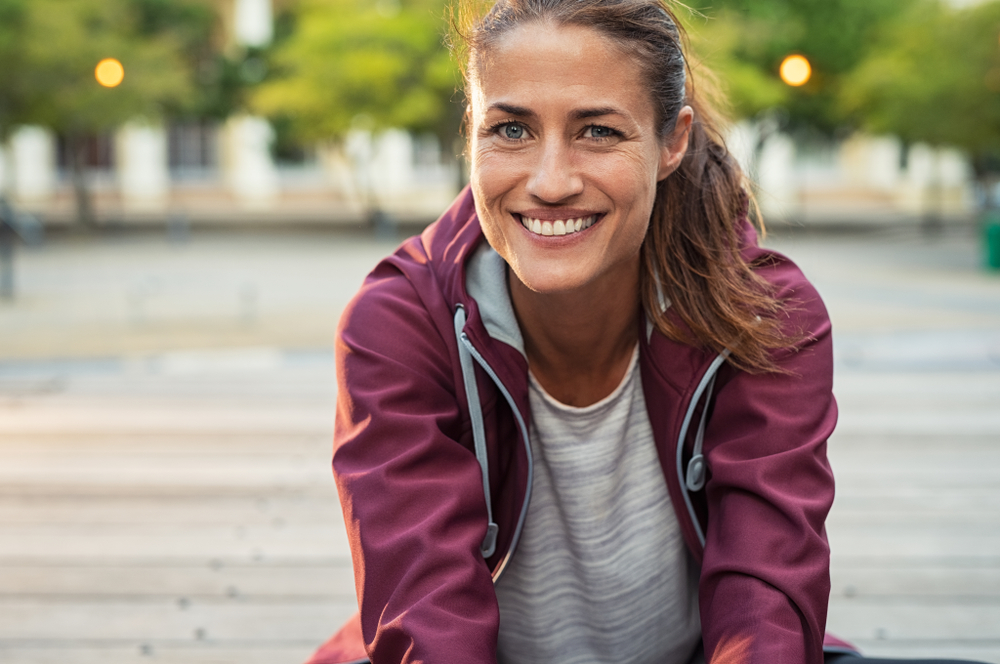 Happy runner