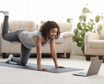 Woman exercising