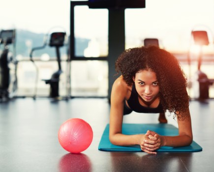 Woman working out