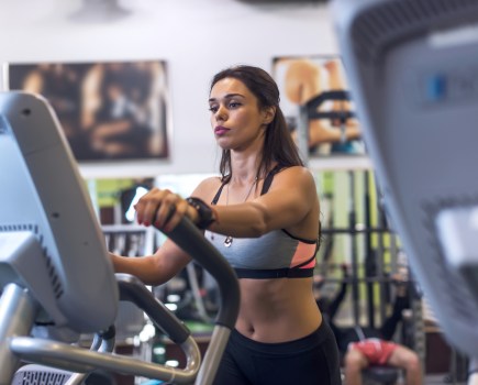 Woman working out