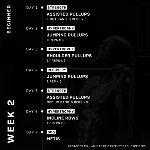 Pull ups week 2