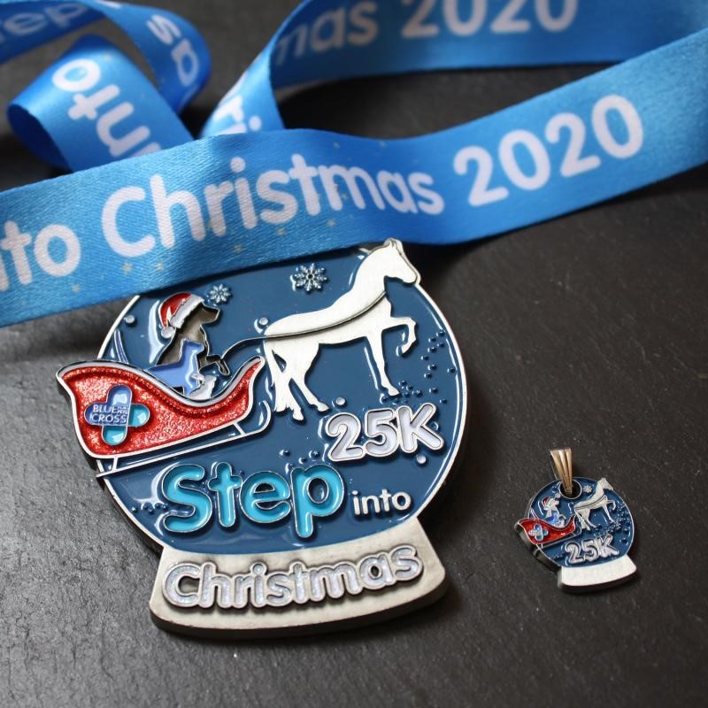 Step into Christmas medal