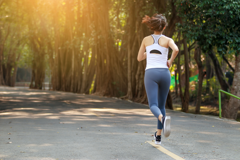 woman running