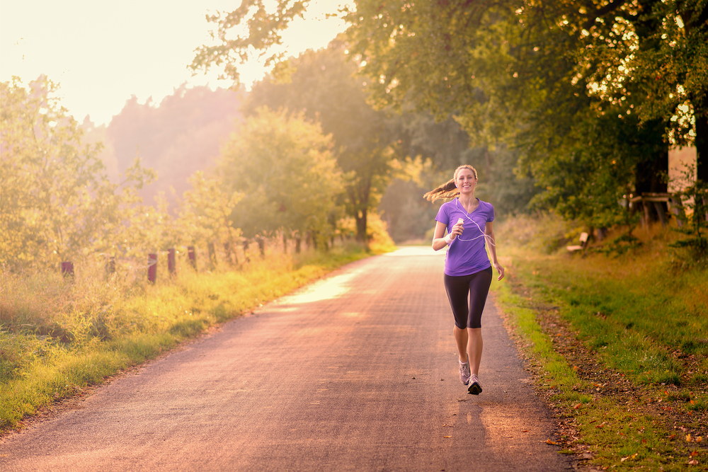 woman running