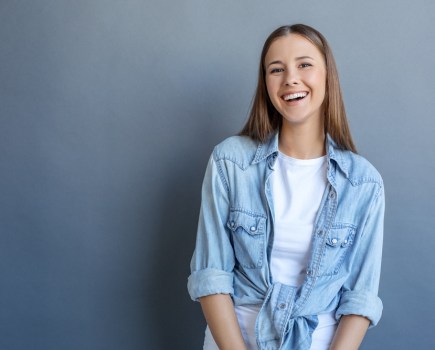 Happy young woman