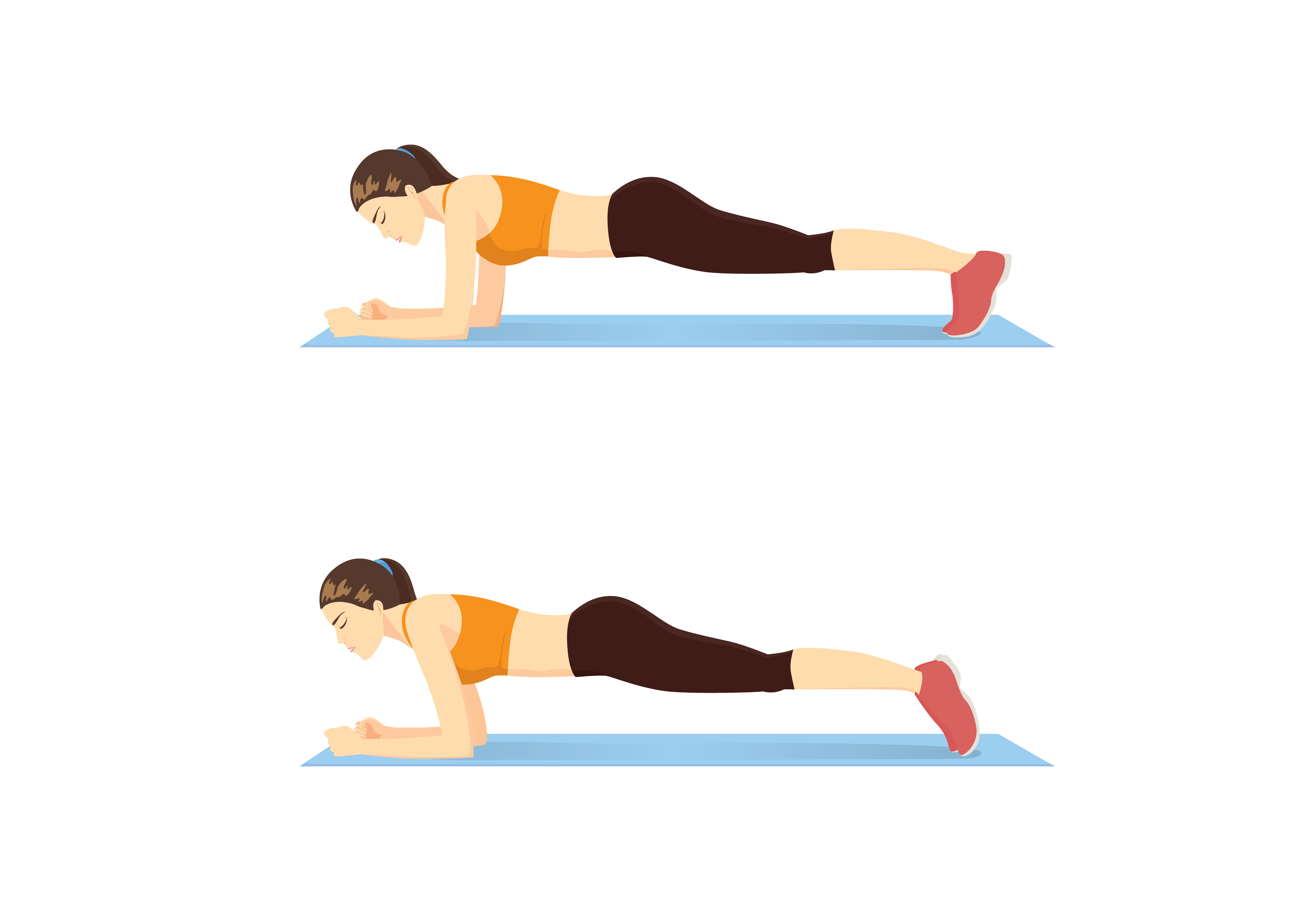 front plank