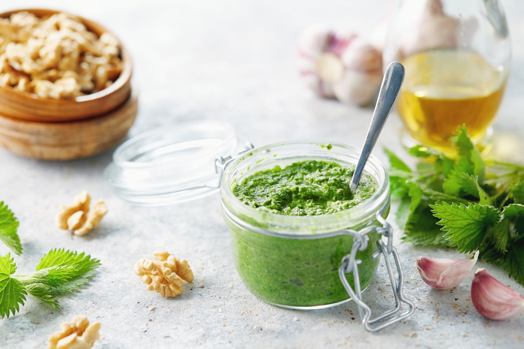 nettle pesto healing herbs herbal remedies recipes