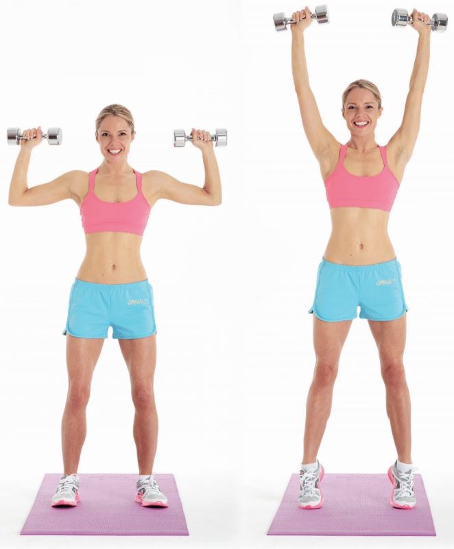 how to tone your chest and arms workout dumbbell exercises for women