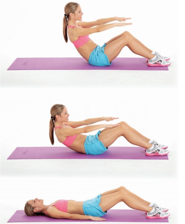 how to tone your core muscles at home workout