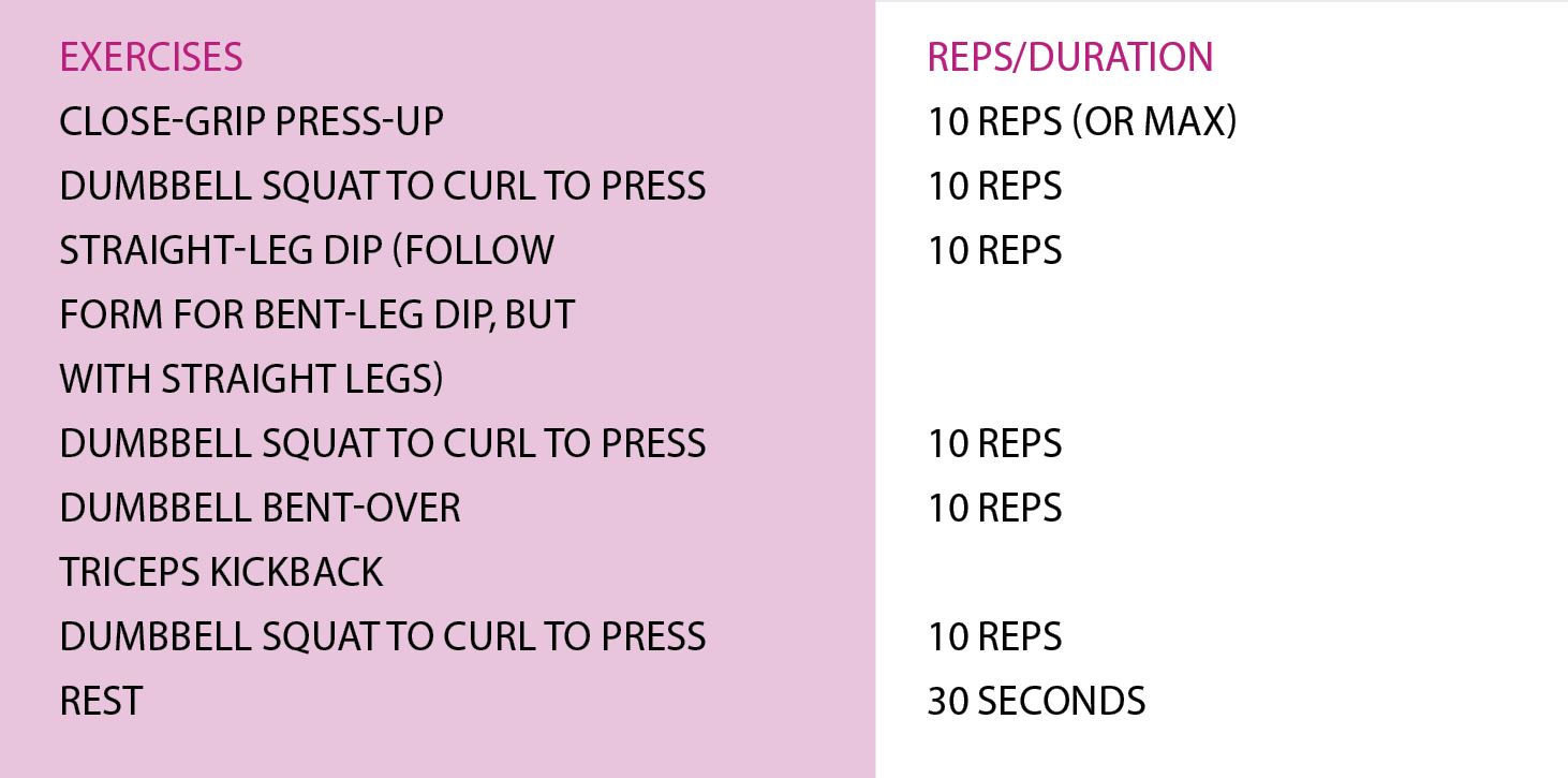 10 minute arm workout