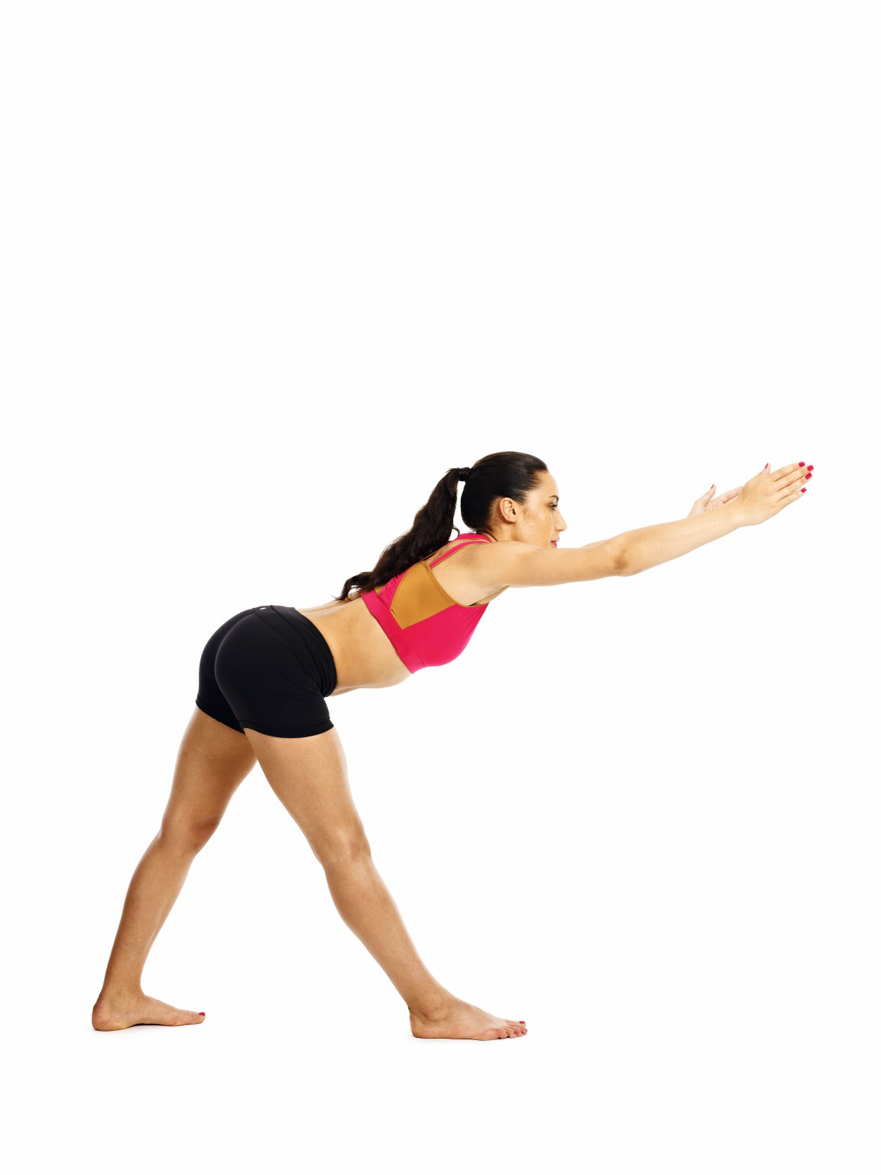 revolved side stretch 10 minute yoga glute workout