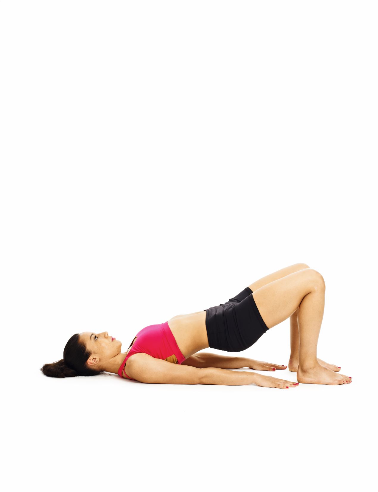 bridge 10 minute yoga glute workout