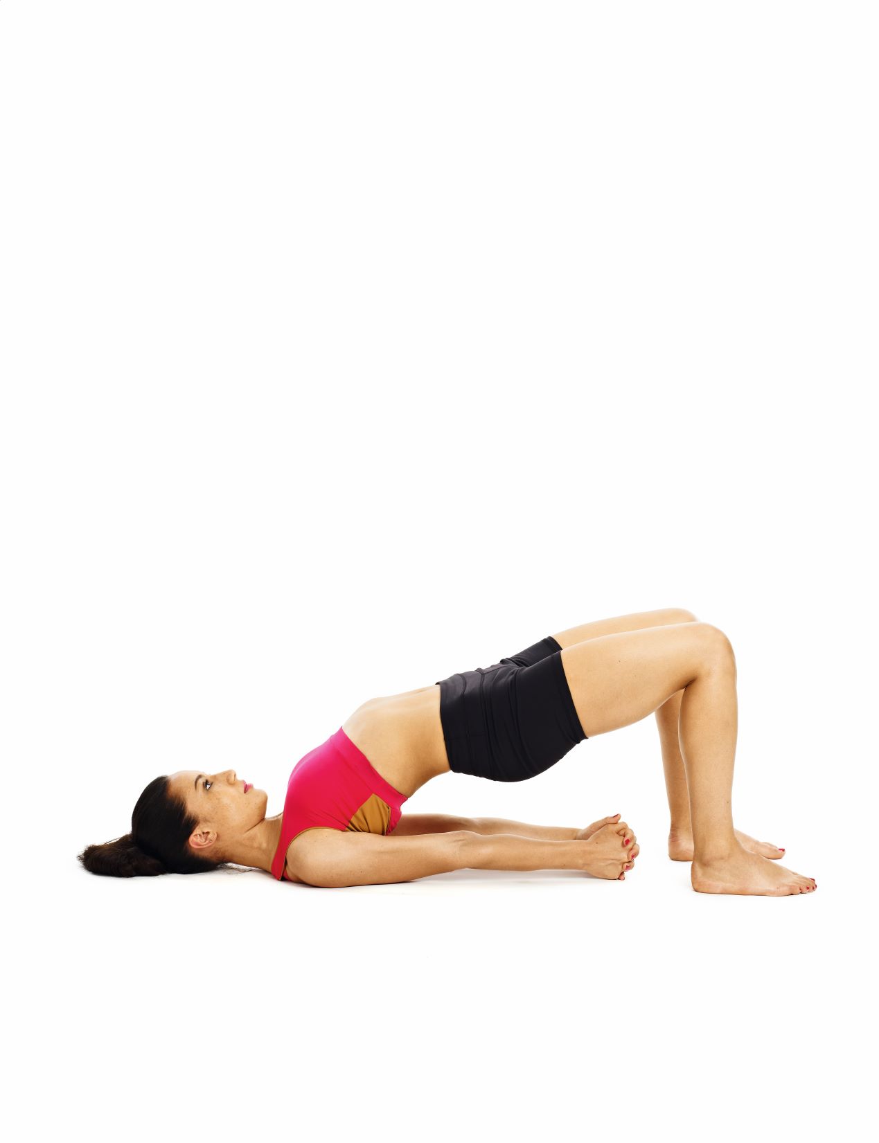 bridge 10 minute yoga glute workout