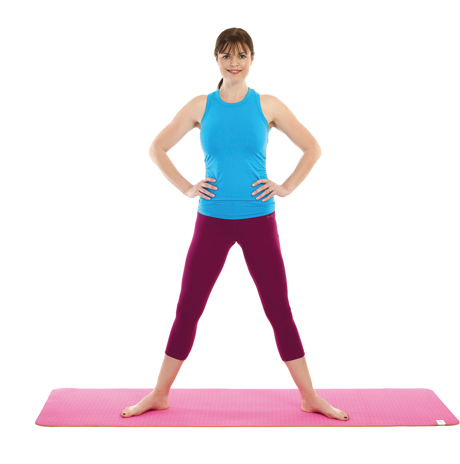 woman demonstrating fitness plie Squat
