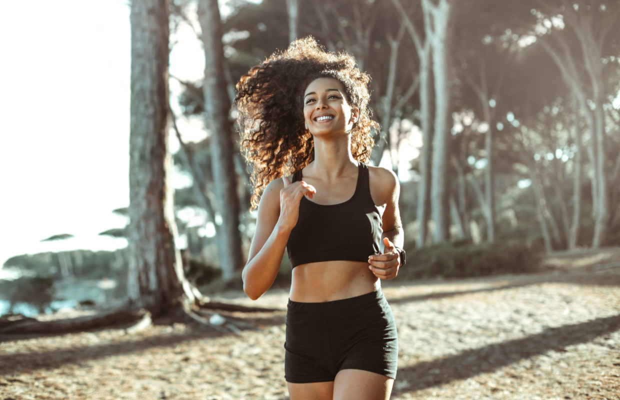 RUNNING GIRL Sports Bra for Women, Strong-Line Back Padded Workout