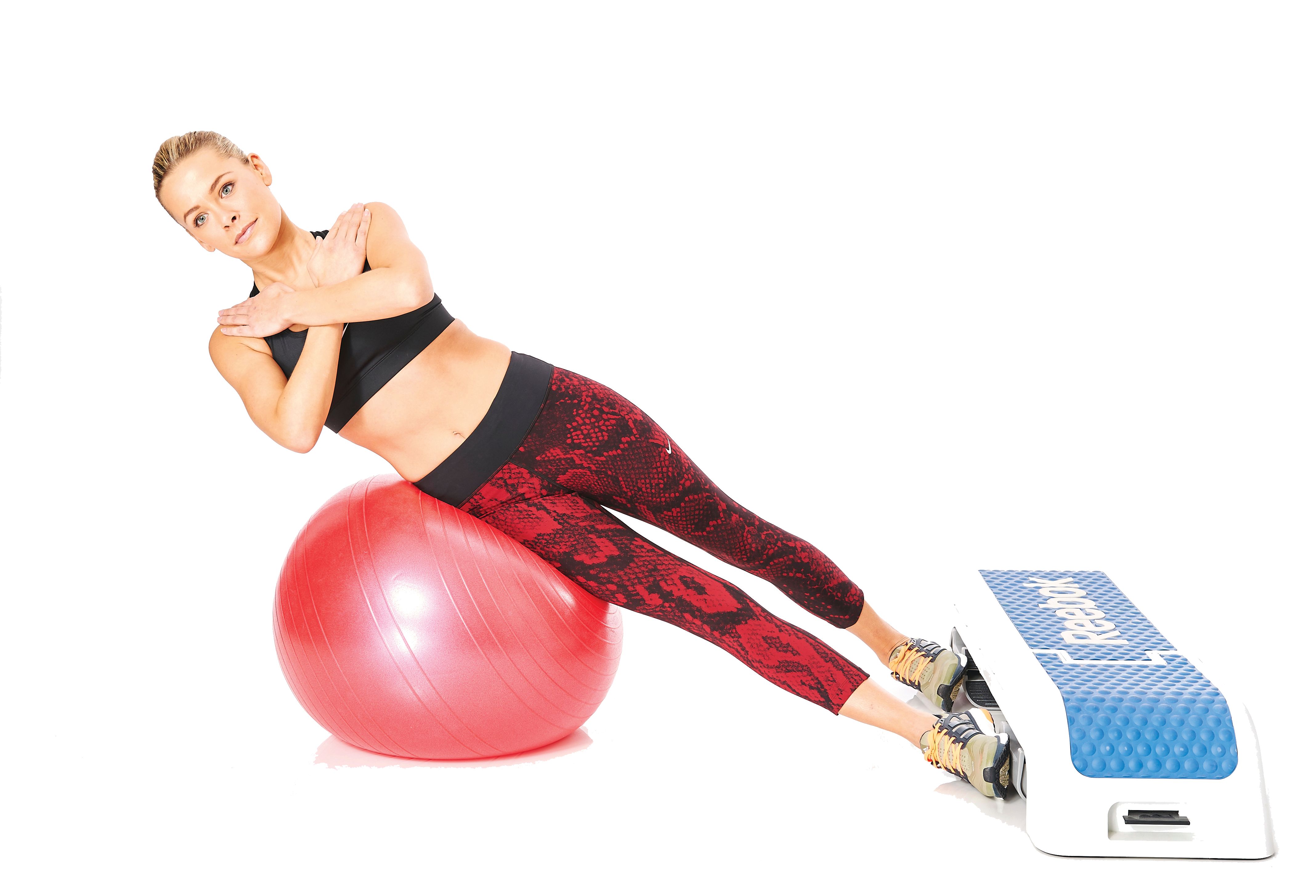 stability ball side lifts