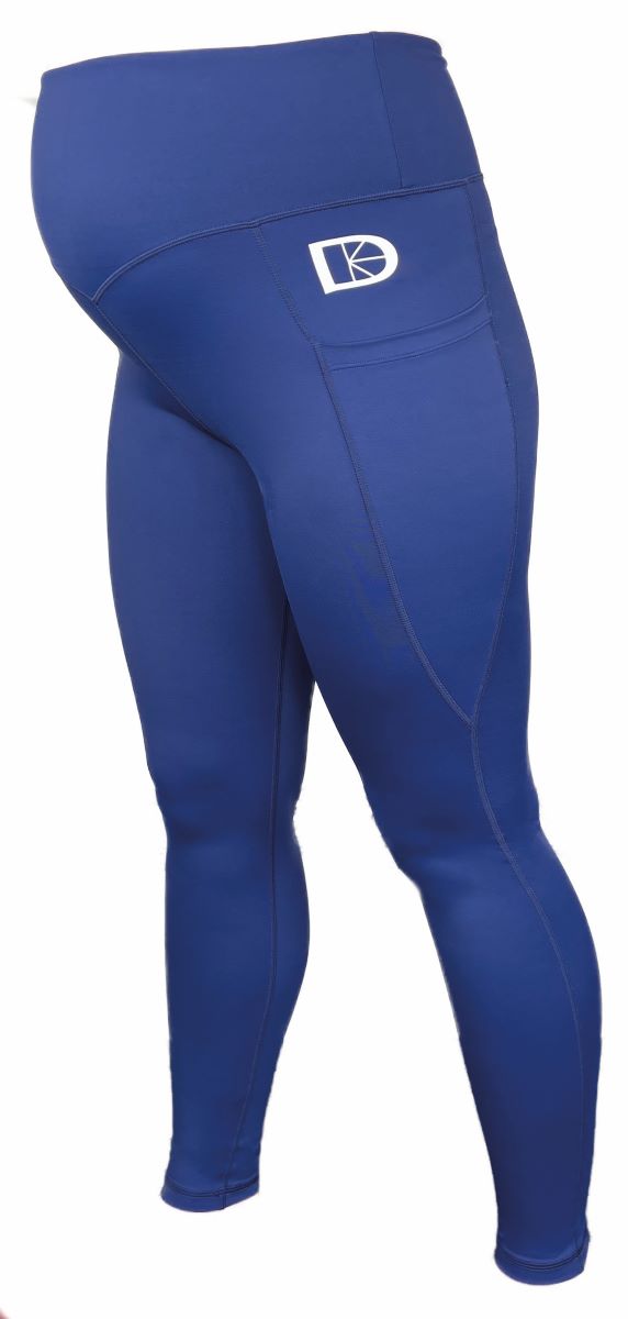 Maternity & Postnatal Active Support Leggings | Blue