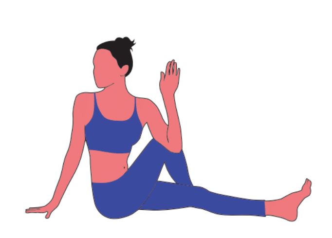 yoga seated twist core strength