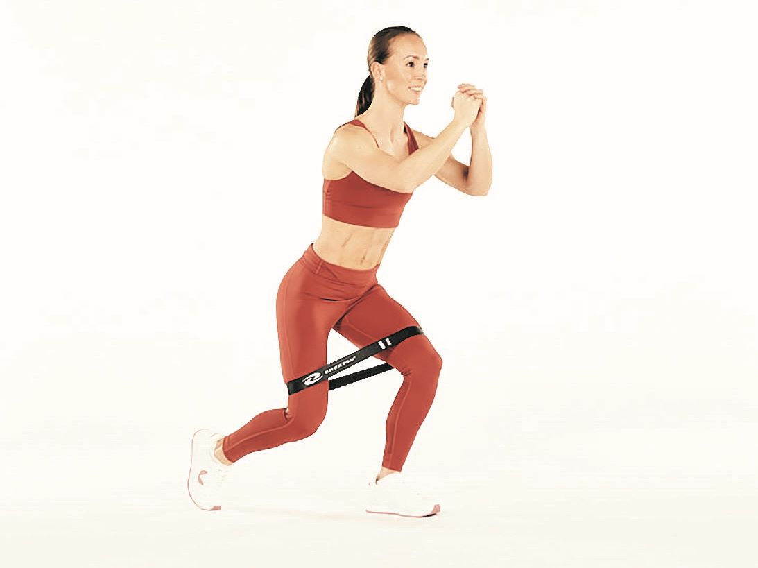 Resistance band workout for runners Women's Fitness