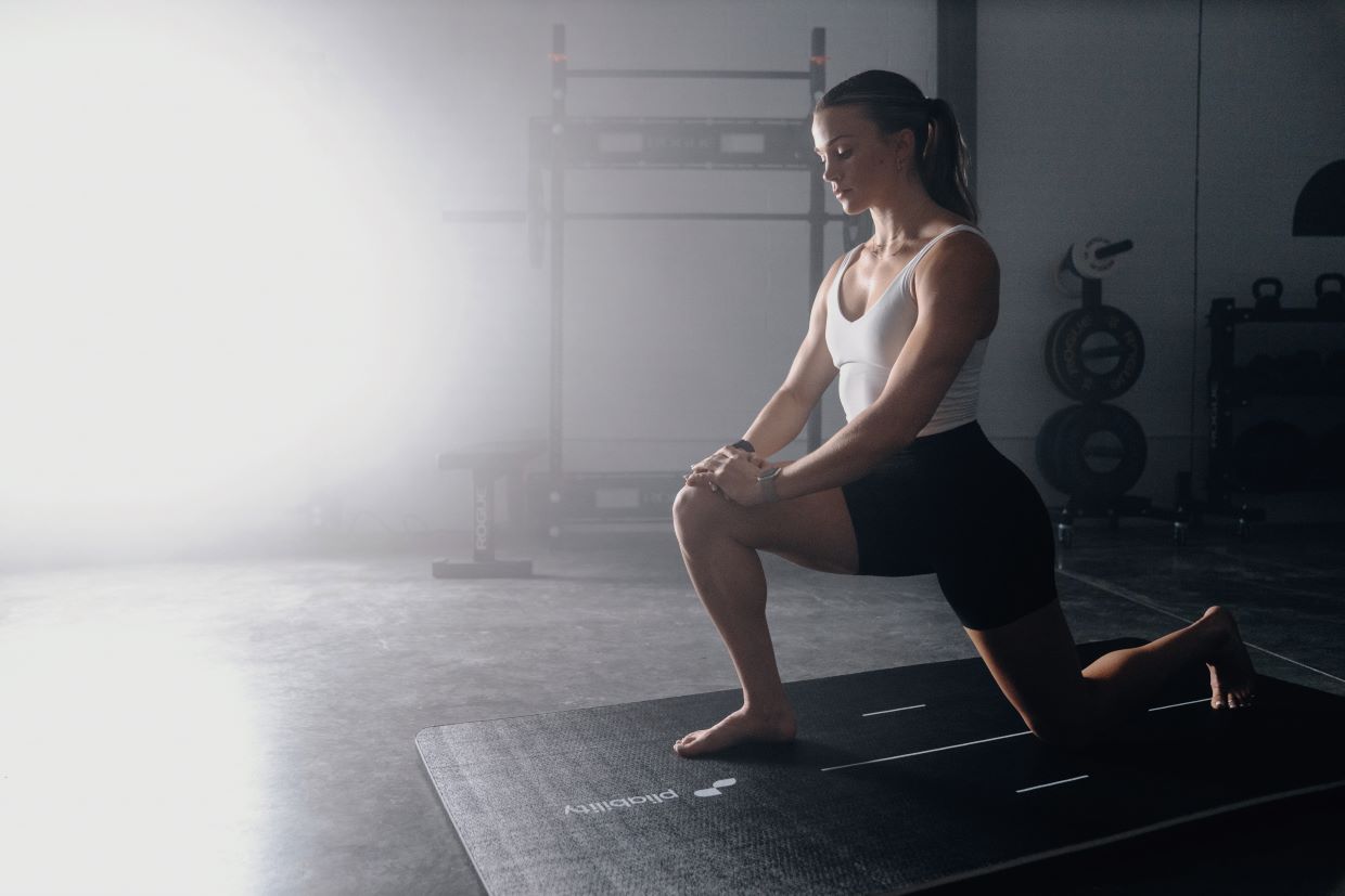 dragon pose stretch