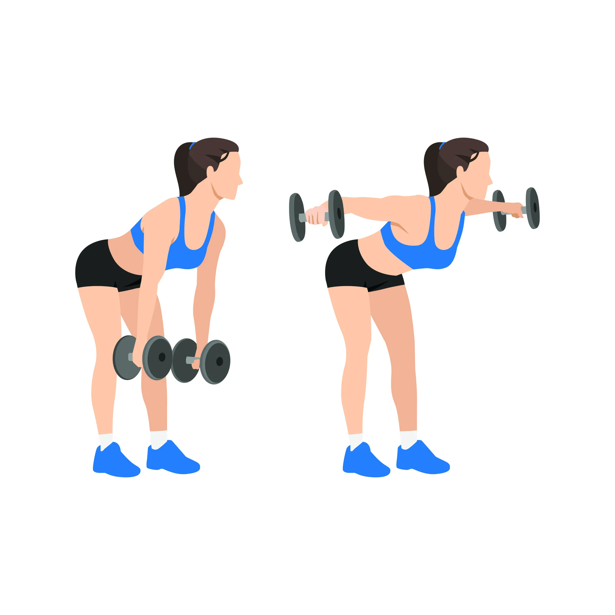 Man Back Rear Fly 12 week gym workout plan: cardio & strength training - Women's Fitness