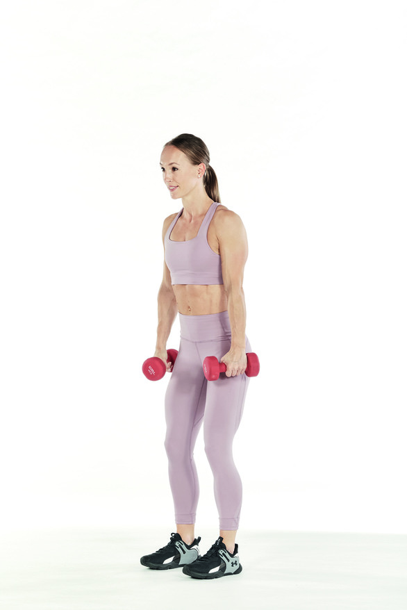 Dumbbell arm workout for muscle & definition - Women's Fitness