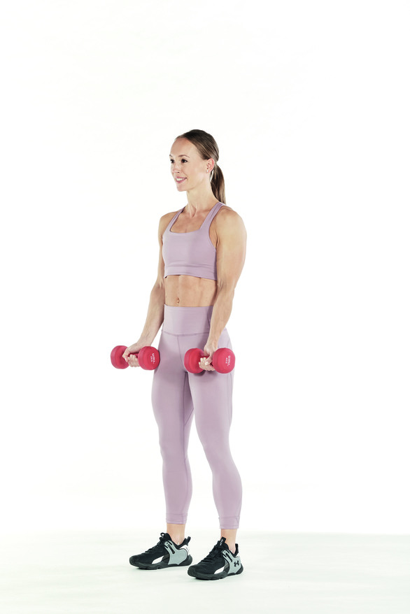 Dumbbell arm workout for muscle & definition - Women's Fitness