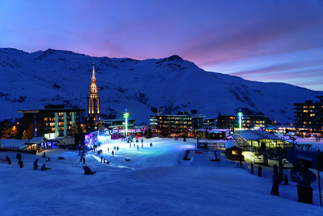 christmas break in Les Menuires, France