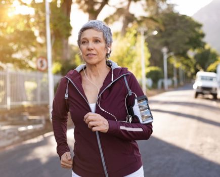 woman learning how to start running later in life