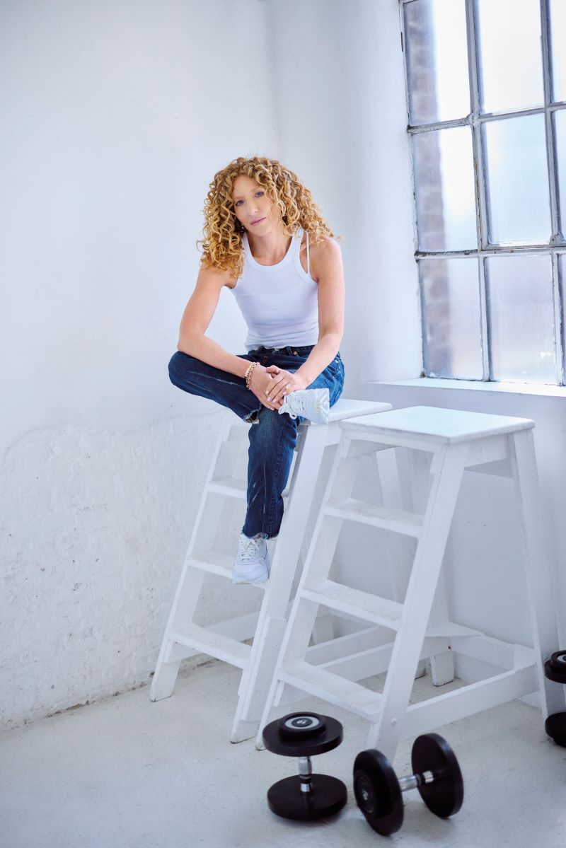 Kelly Hoppen in her home gym