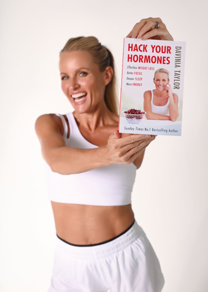 davinia taylor with her new book hack your hormones