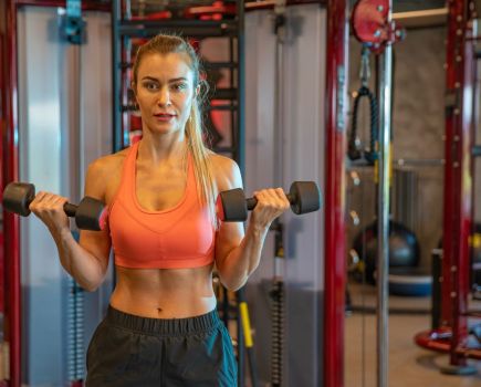 woman in gym myfitnesspal