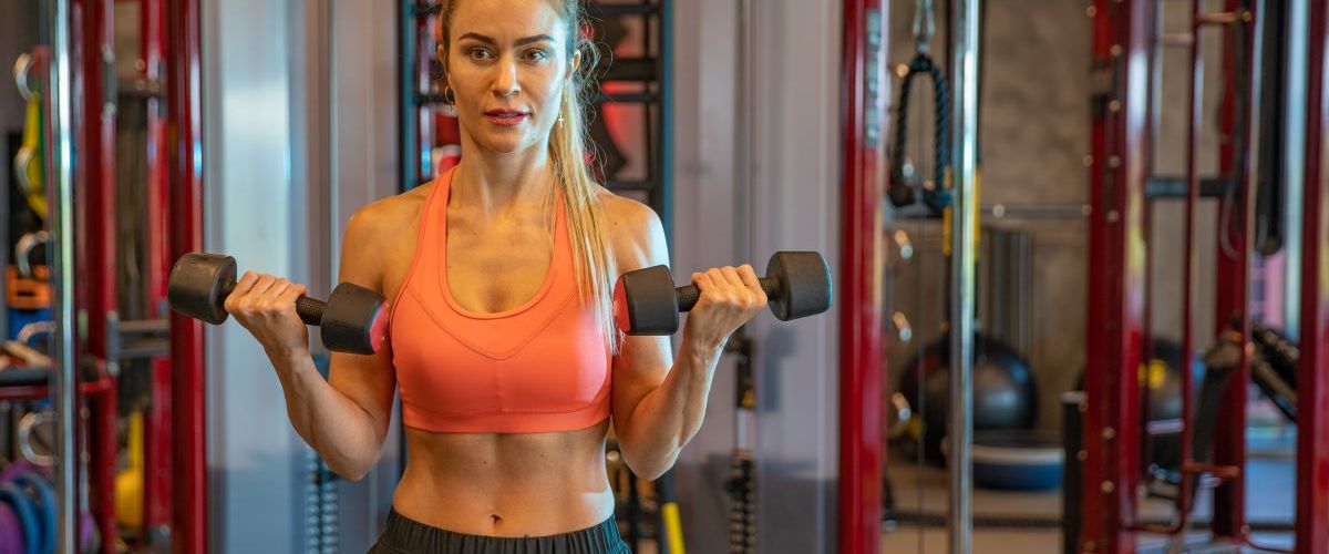 woman in gym myfitnesspal