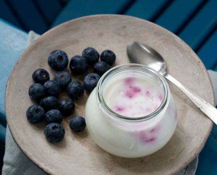 Greek yogurt and berries