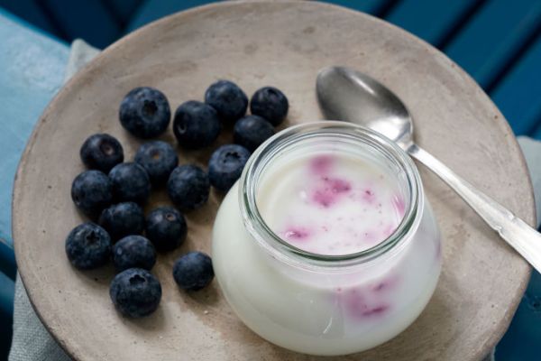Greek yogurt and berries