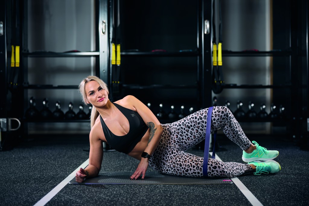 Target your glutes, legs and even abs with this core strength and lower body workout from personal trainer Ellie Adomaite