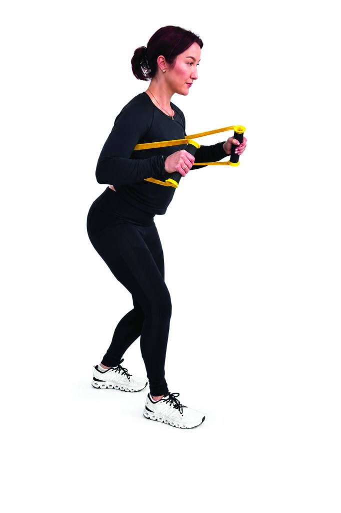 Hunkering down as the days get cooler? Strength train at home with this low-kit session