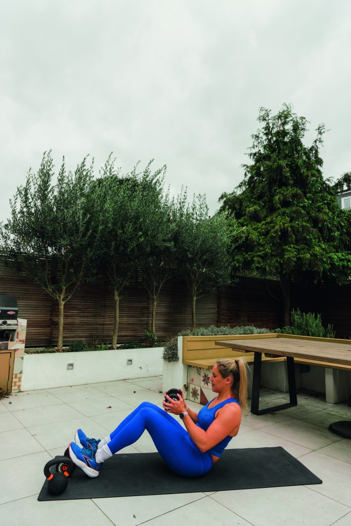 Hone your body from top to toe with a single set of dumbbells and this workout from top PT Sarah Campus
