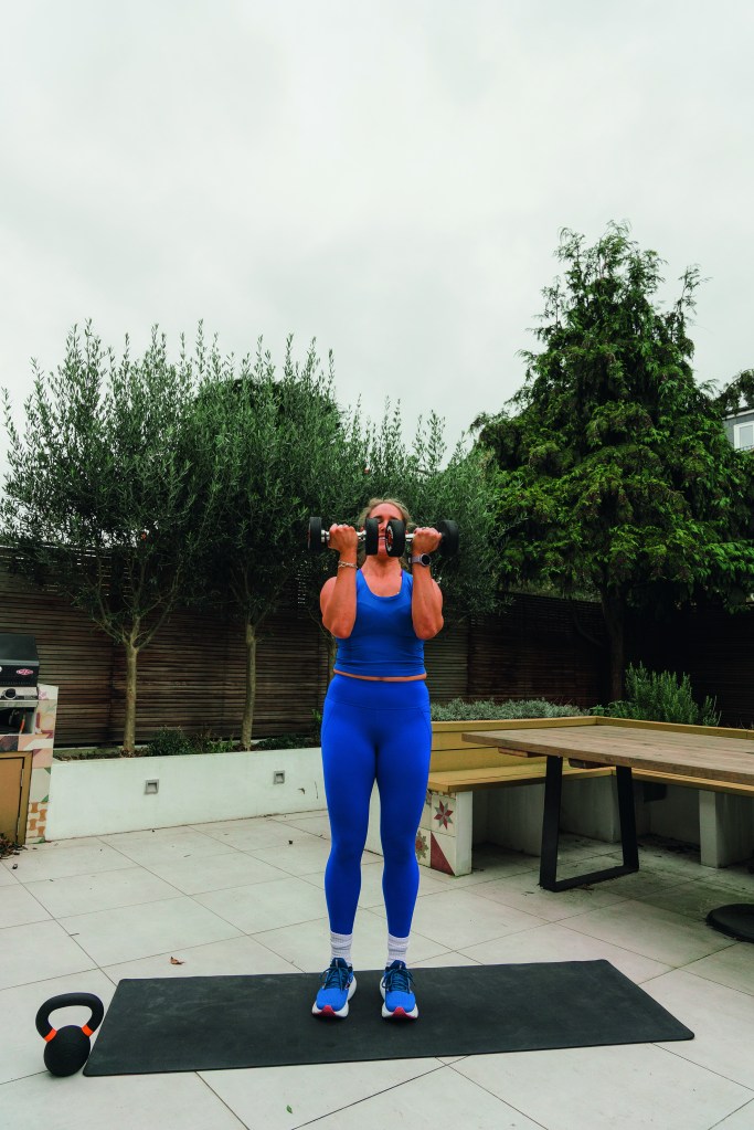 Hone your body from top to toe with a single set of dumbbells and this workout from top PT Sarah Campus
