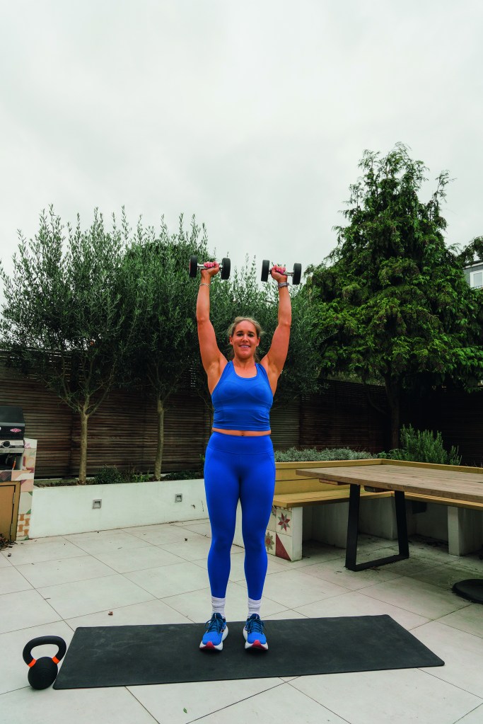 Hone your body from top to toe with a single set of dumbbells and this workout from top PT Sarah Campus