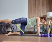 Hunkering down as the days get cooler? Strength train at home with this low-kit session